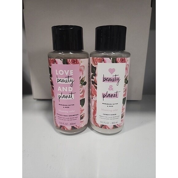 Love Beauty and Planet Other - Love Beauty And Planet BLOOMING COLOR Shampoo & Conditioner Set-13.5oz. Each